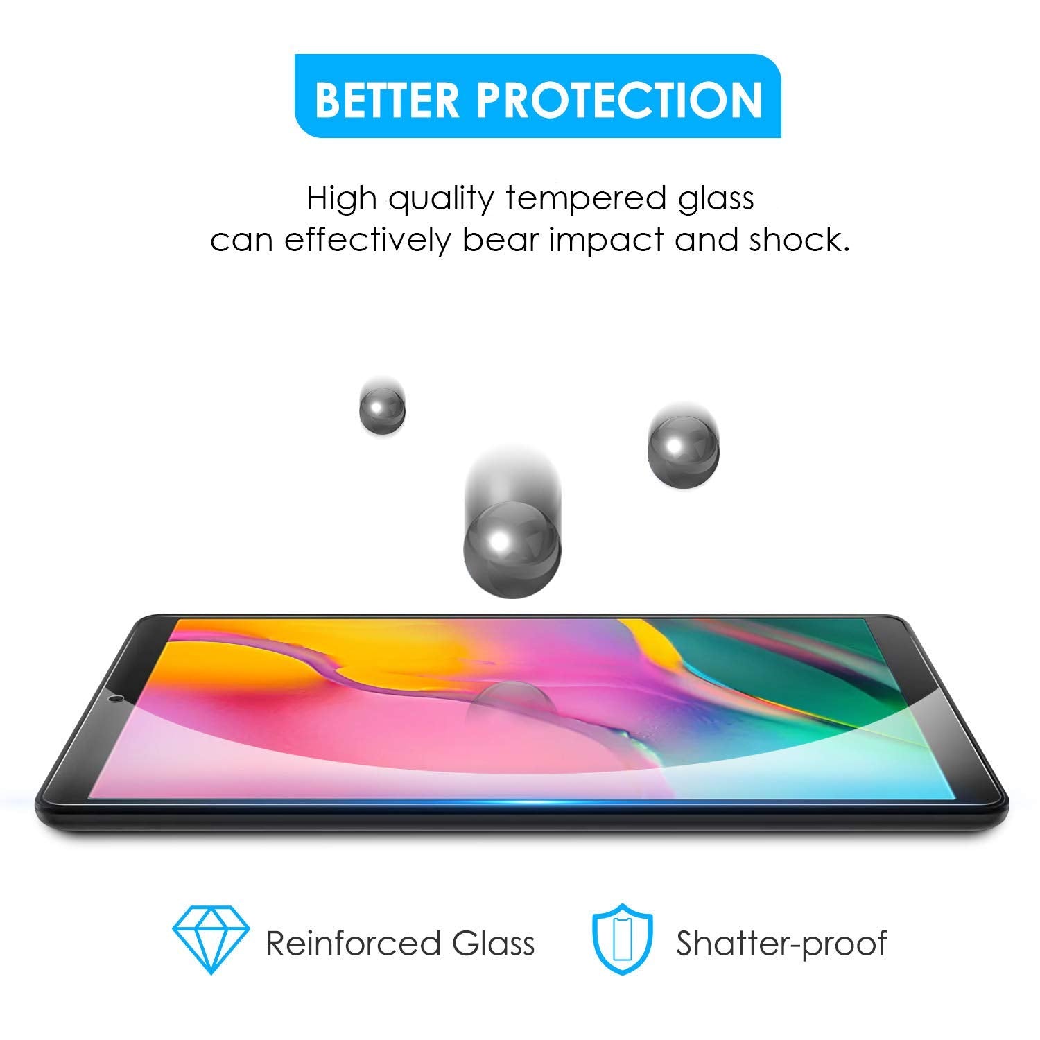Verre trempé pour Samsung Galaxy Tab A 10.1 T510 T – Grandado
