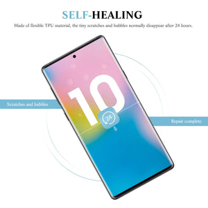 [4 Pack] Screen Protector for Galaxy Note 10,  apiker Full Coverage Screen Protector for Samsung Galaxy Note 10 - [Scratch Resistance] [HD Clear]
