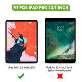 [3Pack] Screen Protector for 2018 iPad Pro 12.9 (3rd Generation), apiker Tempered Glass Screen Protector [Work with Apple Pencil and Face ID]