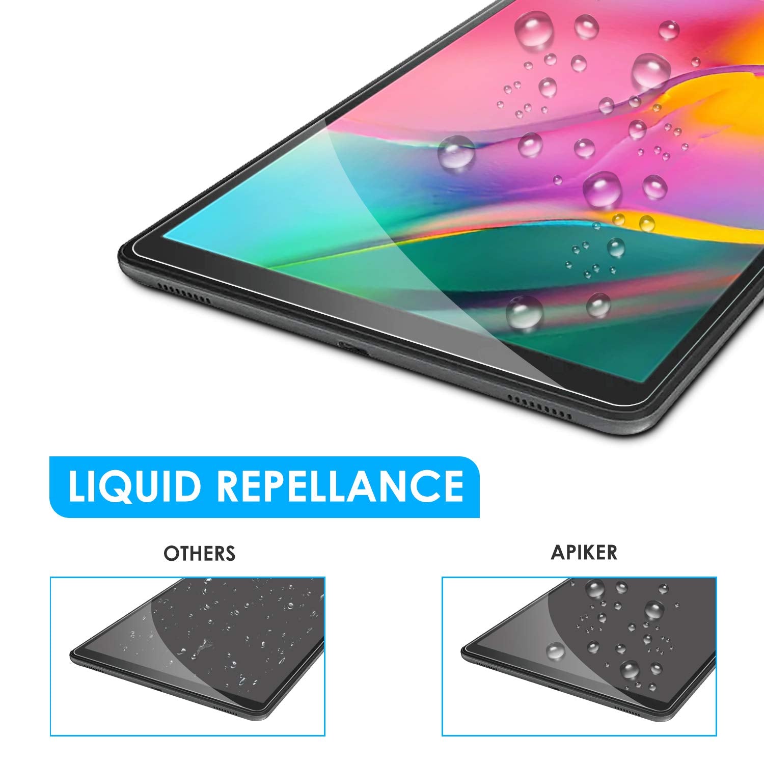 2x Protection en verre pour Samsung Galaxy Tab A 10.1 201