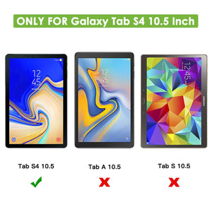 apiker [3 Pack] Galaxy Tab S4 Screen Protector, Tempered Glass Screen Protector for Samsung Galaxy S4 10.5 Inch - Work with S Pen